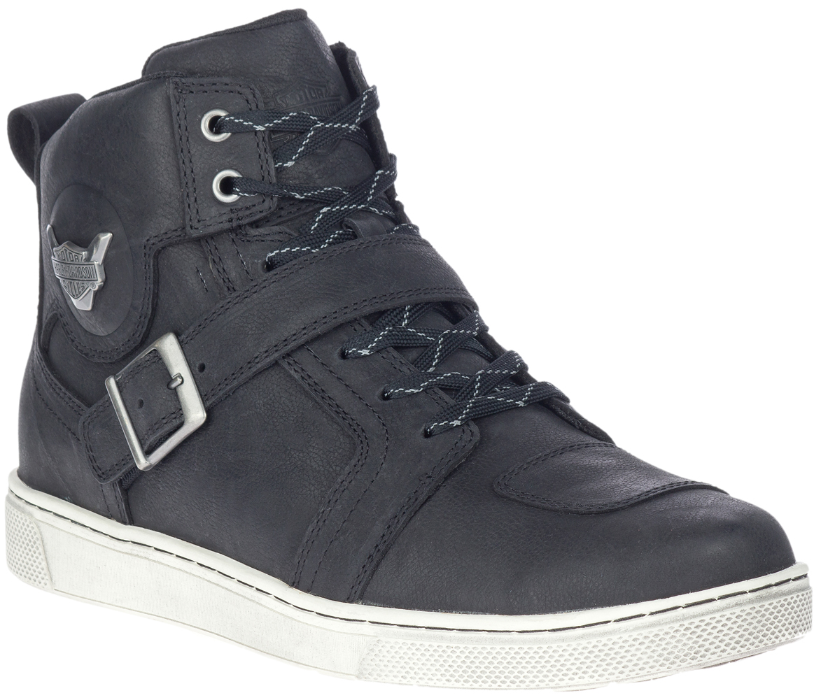 Harley-Davidson Men's Bateman Black or Grey 4.5-Inch Motorcycle Boots, D93726 - Wisconsin Harley-Davidson