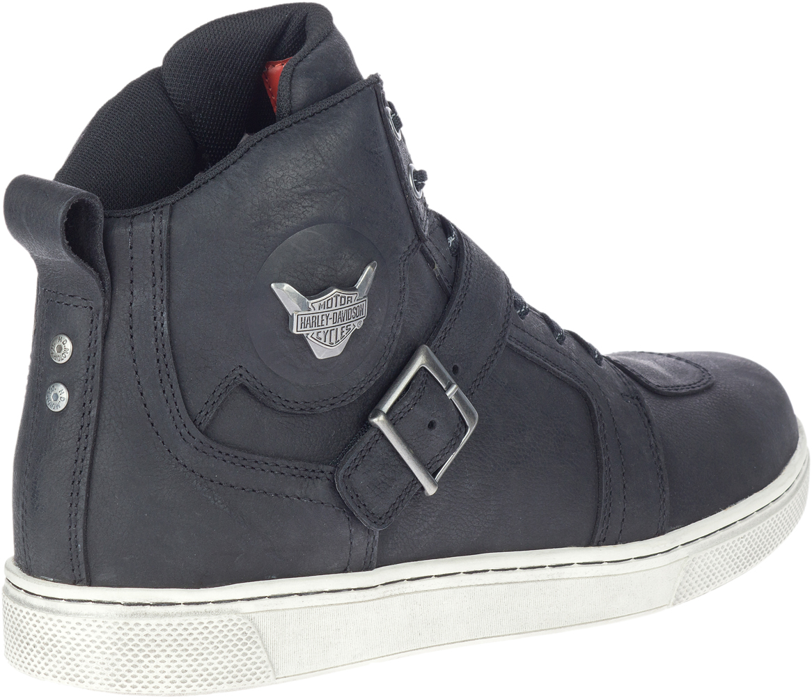Harley-Davidson Men's Bateman Black or Grey 4.5-Inch Motorcycle Boots, D93726 - No Hassle Returns at Wisconsin Harley