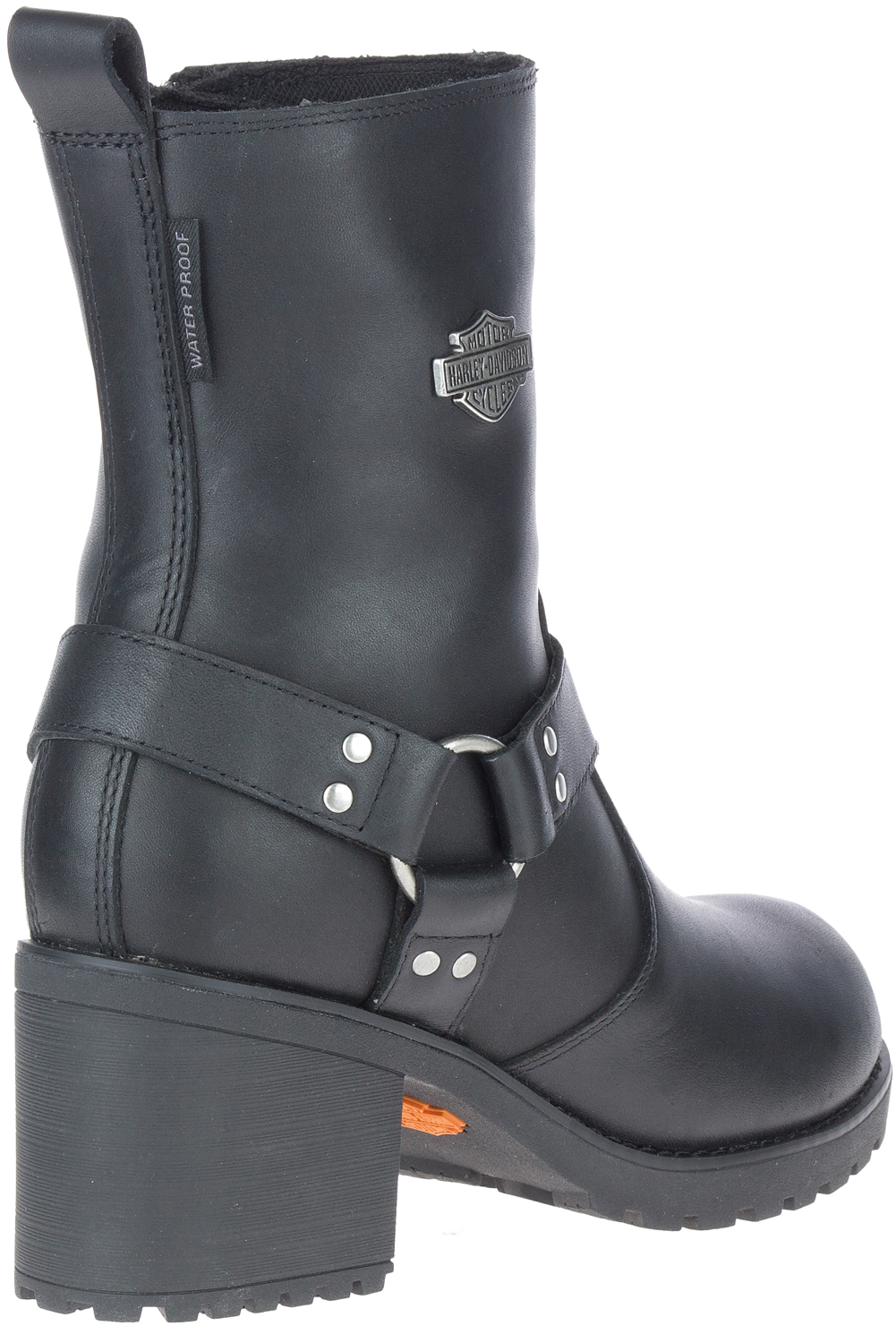 Harley-Davidson Women's Howell 6.75" Black Waterproof Motorcycle Boots, D84665 - No Hassle Returns at Wisconsin Harley