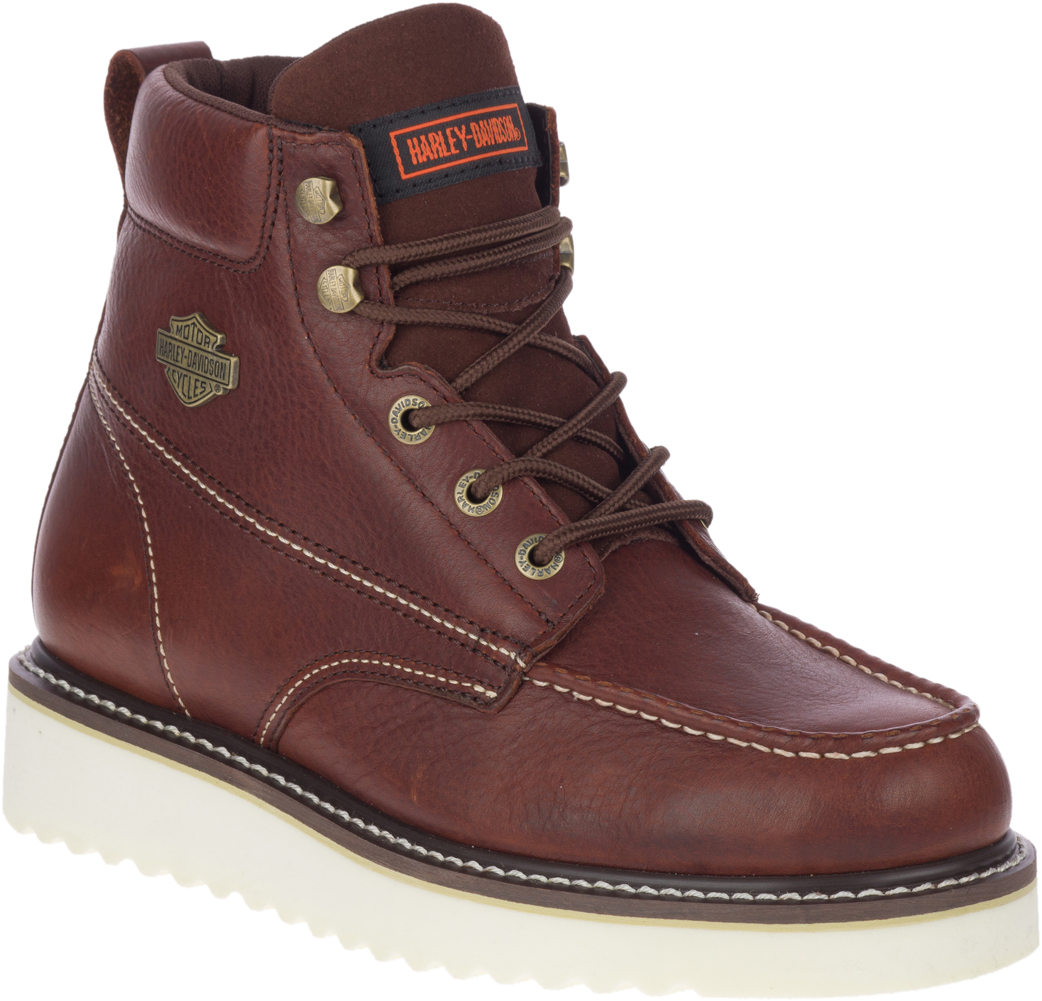 Harley-Davidson Men's Palmerton 6-Inch Motorcycle Boots D93690 (Brown, 7) - Wisconsin Harley-Davidson