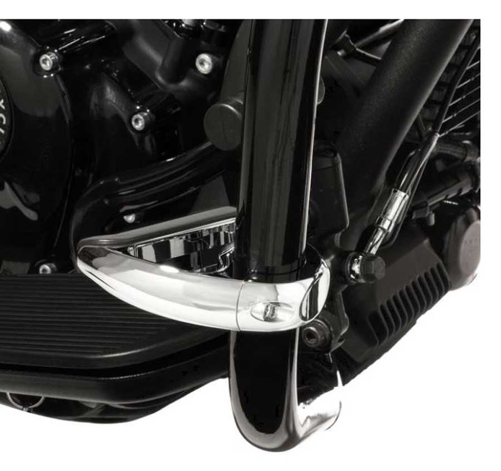 Ciro 1.25 in. Engine Guard Toe Rest, Multi-Fit Part - Black Finish 60420 - No Hassle Returns at Wisconsin Harley