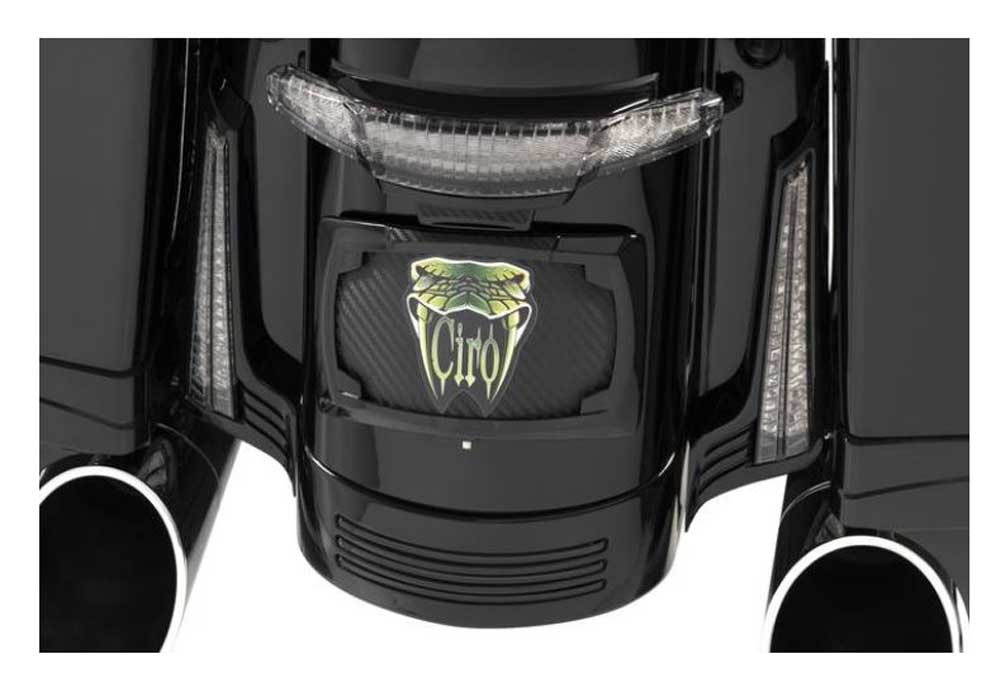 Harley-Davidson Free Shipping - Ciro Filler Panel Lights for Street Glide - All Red LEDs, Chrome or Black - Free Shipping on many products plus Orders Over $99