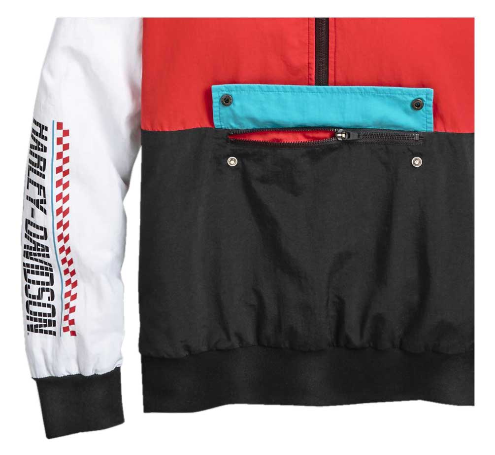 Harley-Davidson® Women's Race Sleeve Stripe Pullover Casual Jacket