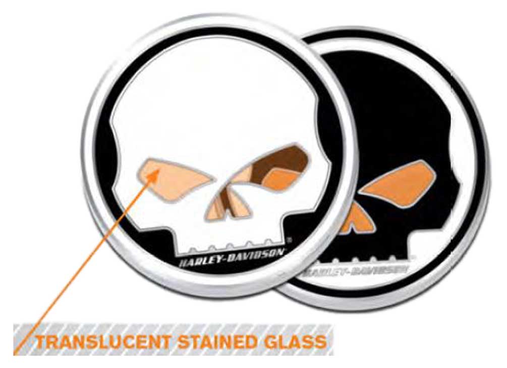 Harley-Davidson Free Shipping - Harley-Davidson Willie G Skull Stained Glass Metal Challenge Coin, 1.75 in. - Free Shipping on many products plus Orders Over $99