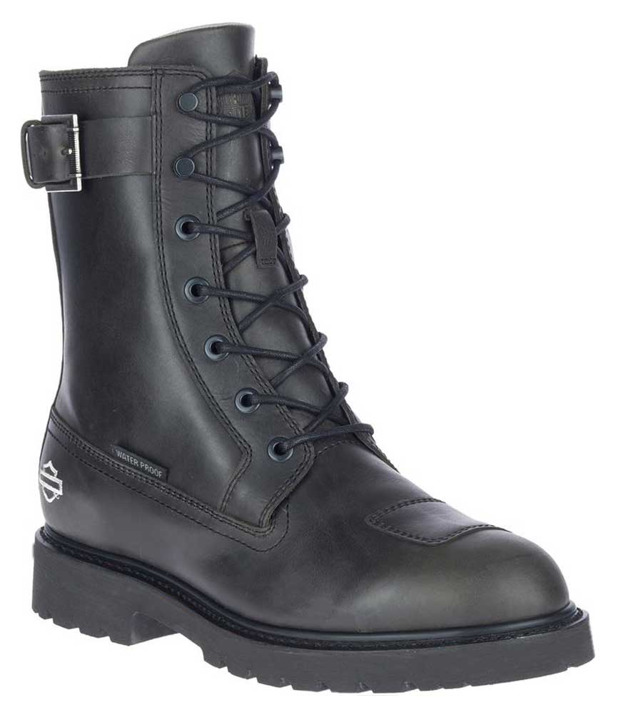 black motorcycle boots