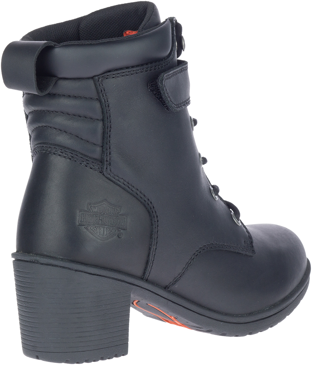 Harley-Davidson Women's Fannin 5-Inch Black Motorcycle Fashion Boots, D84642 - No Hassle Returns at Wisconsin Harley