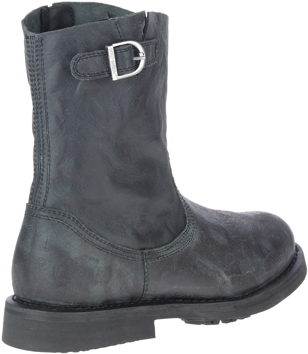 Harley-Davidson Men's Danford Black or Brown 8.5-Inch Motorcycle Boots D93704 - No Hassle Returns at Wisconsin Harley