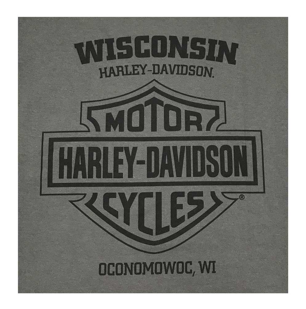 Harley-Davidson Free Shipping - Harley-Davidson Men's Hype H-D Long Sleeve Crew-Neck Cotton T-Shirt, Charcoal - Free Shipping on many products plus Orders Over $99