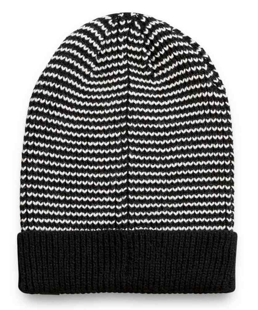 Harley-Davidson Free Shipping - Harley-Davidson Women's Woven B&S Knit Beanie Cap - White & Black 97623-21VW - Free Shipping on many products plus Orders Over $99