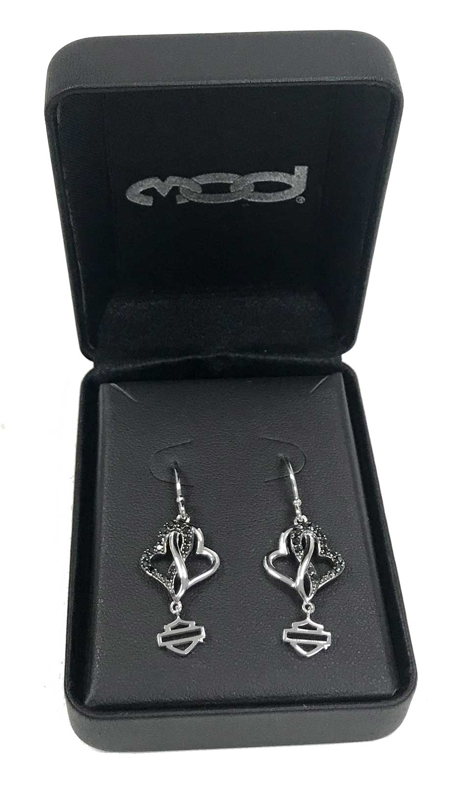 Harley-Davidson® Women's Black & White Infinity Hearts