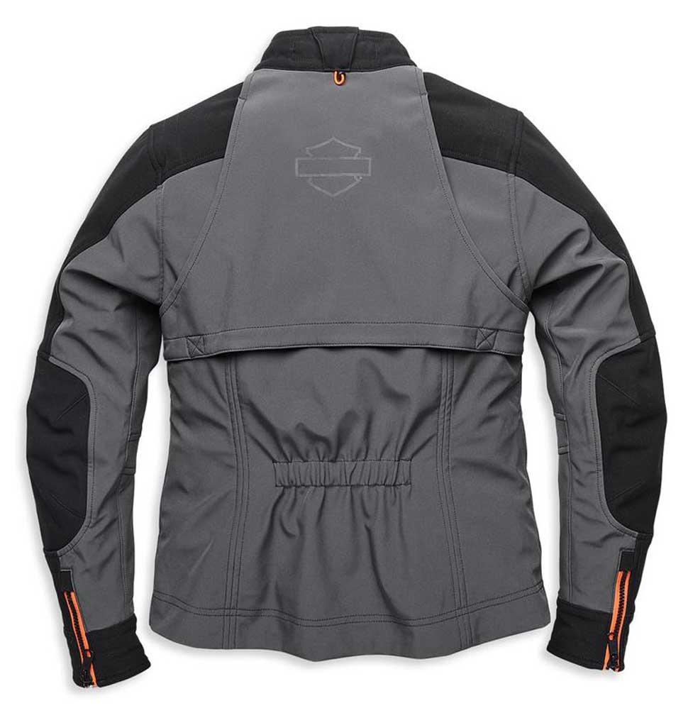 Harley-Davidson Free Shipping - Harley-Davidson Women's New Horizon Windproof Softshell Jacket, Gray 98168-21VW - Free Shipping on many products plus Orders Over $99