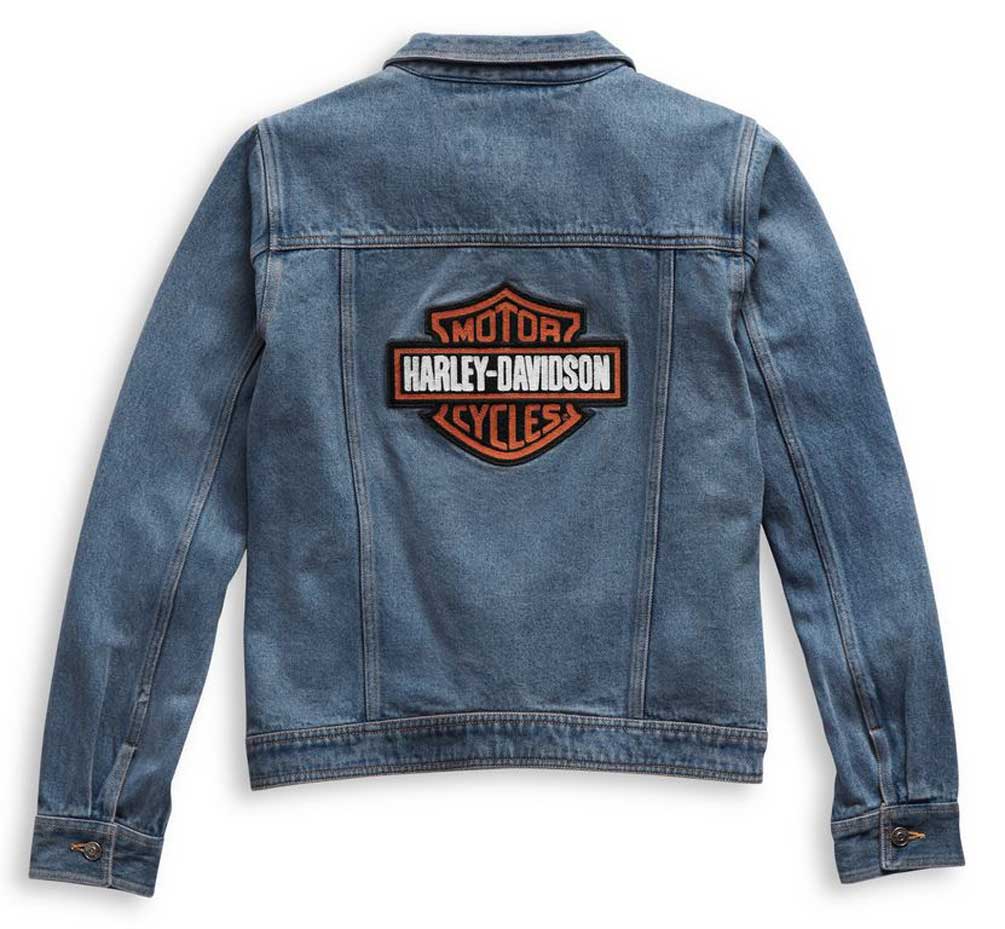 Harley-Davidson Free Shipping - Harley-Davidson Women's Bar & Shield Logo Denim Jean Jacket - Blue 98405-21VW - Free Shipping on many products plus Orders Over $99