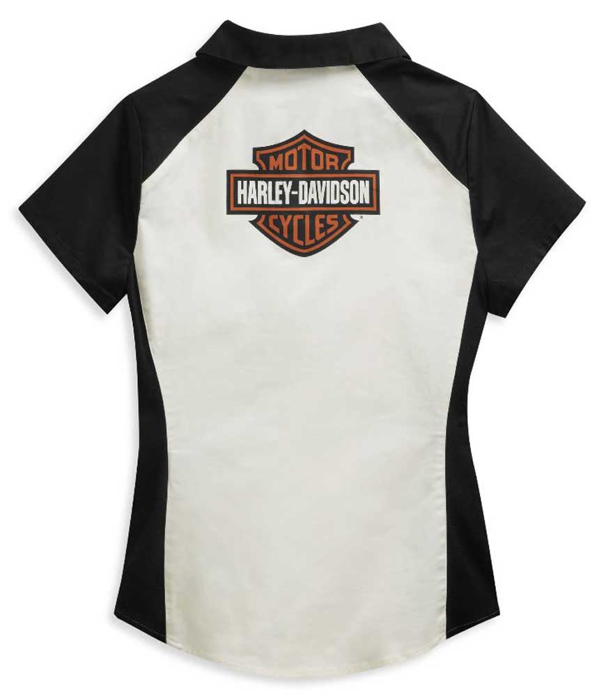 Harley-Davidson® Womens Colorblocked Bar & Shield Logo Zip Front