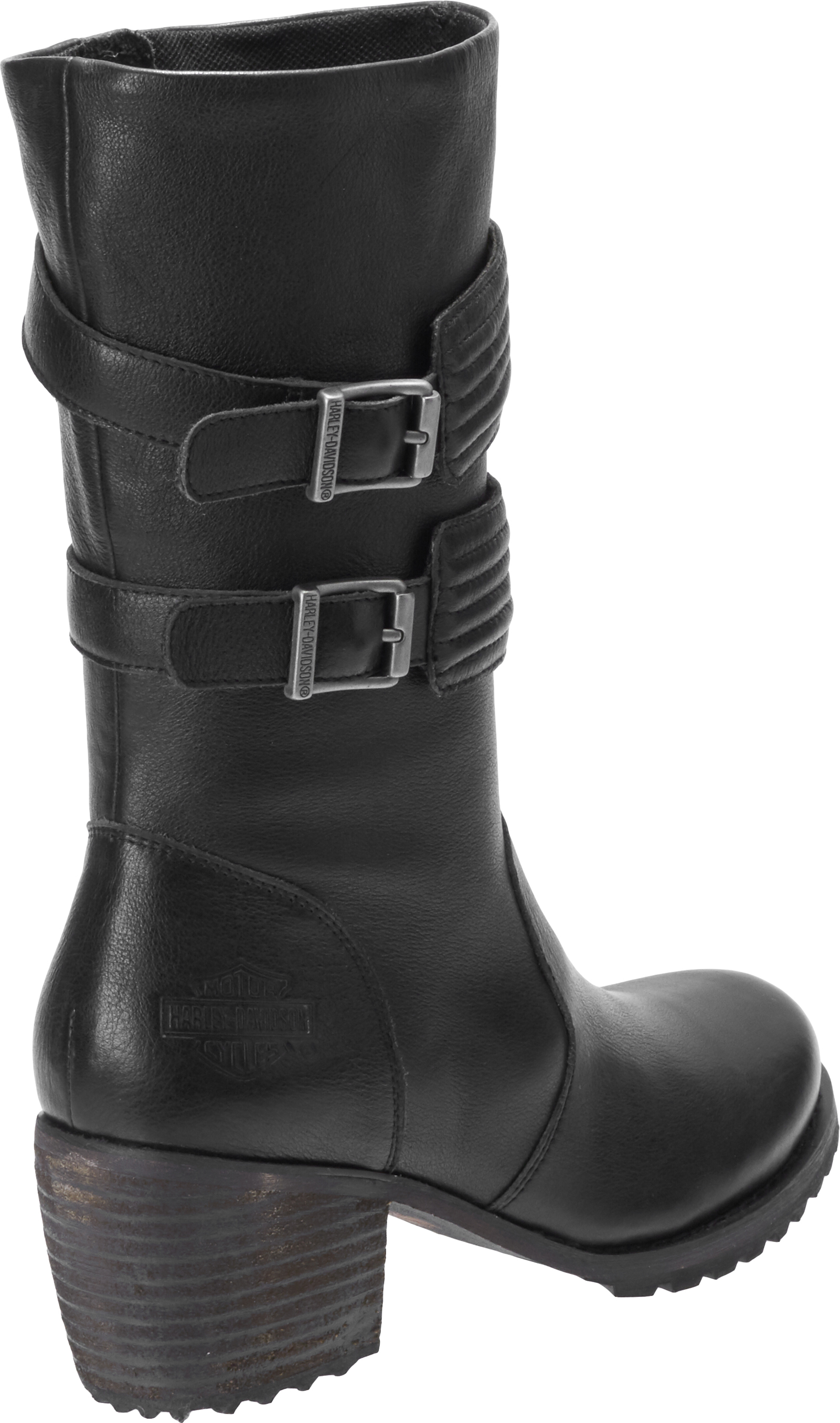 Harley-Davidson Women's Hoyt 9-Inch Black Motorcycle Boots, D84553 - No Hassle Returns at Wisconsin Harley