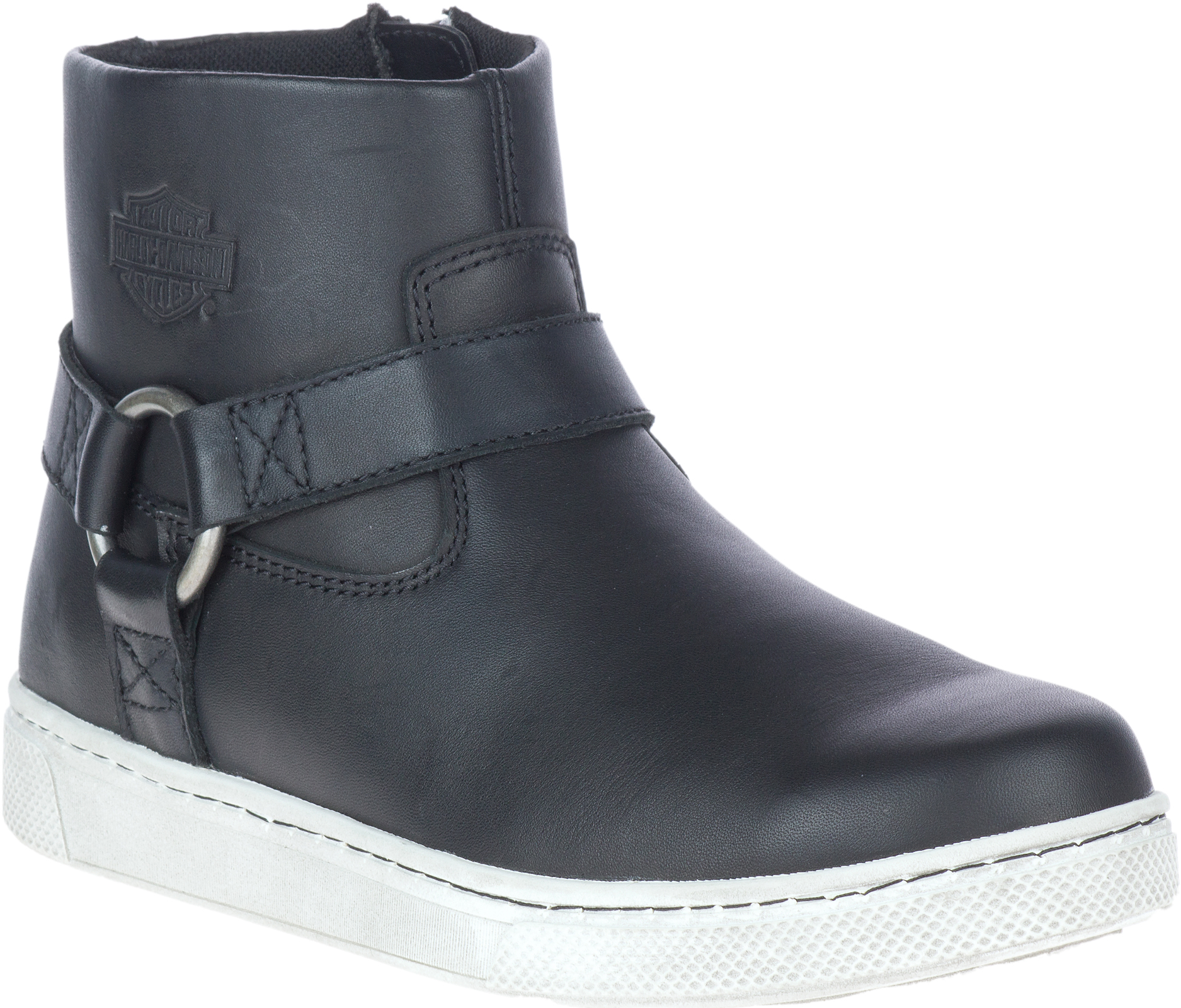 Harley-Davidson Women's Bateman Black Motorcycle Harness Boots, D84707 - Wisconsin Harley-Davidson