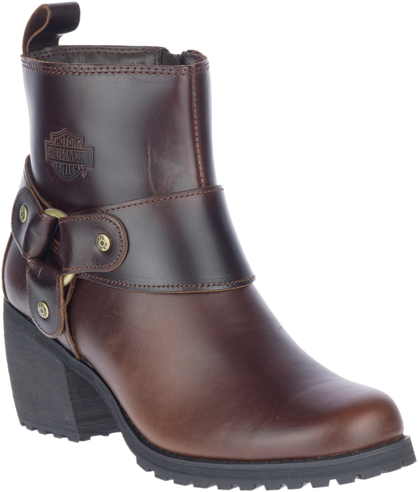 Harley-Davidson® Women's Lalanne Brown Motorcycle Harness Boots