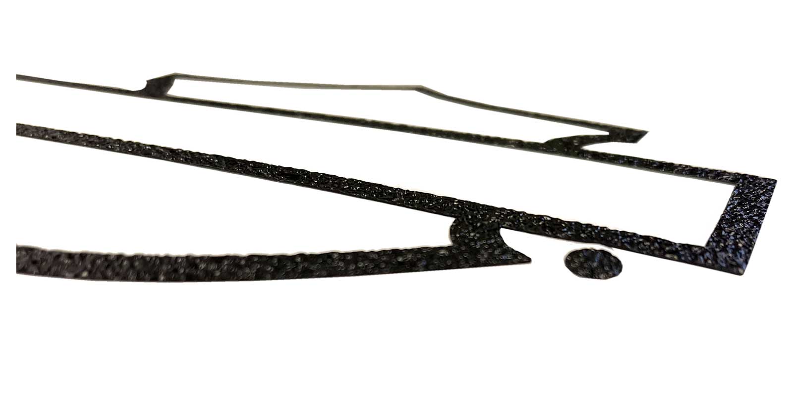 Harley-Davidson Rugged Textured Bar & Shield Logo Decal - Black - 5 x 4 in. - No Hassle Returns at Wisconsin Harley