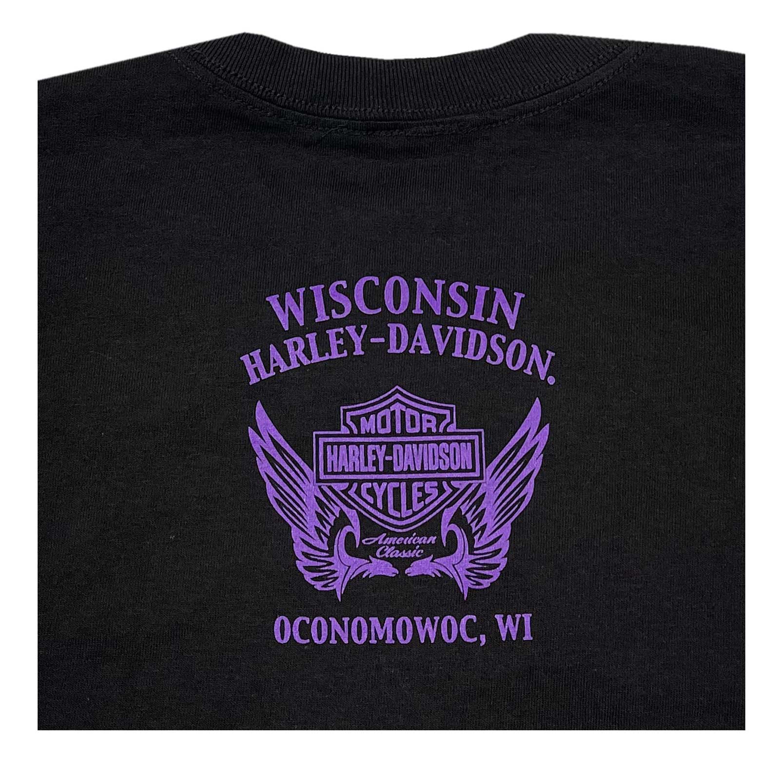 Harley-Davidson Free Shipping - Harley-Davidson Girl's Wings Short Sleeve T-Shirt Toddler & Youth, Black - Free Shipping on many products plus Orders Over $99