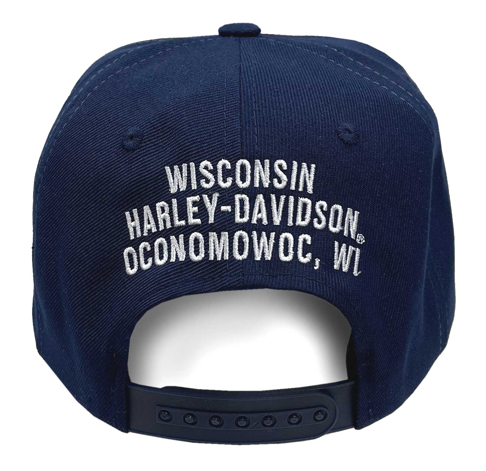 Harley-Davidson Free Shipping - Harley-Davidson Men's Go Faster Snapback Two-Tone Baseball Cap - Red & Navy - Free Shipping on many products plus Orders Over $99