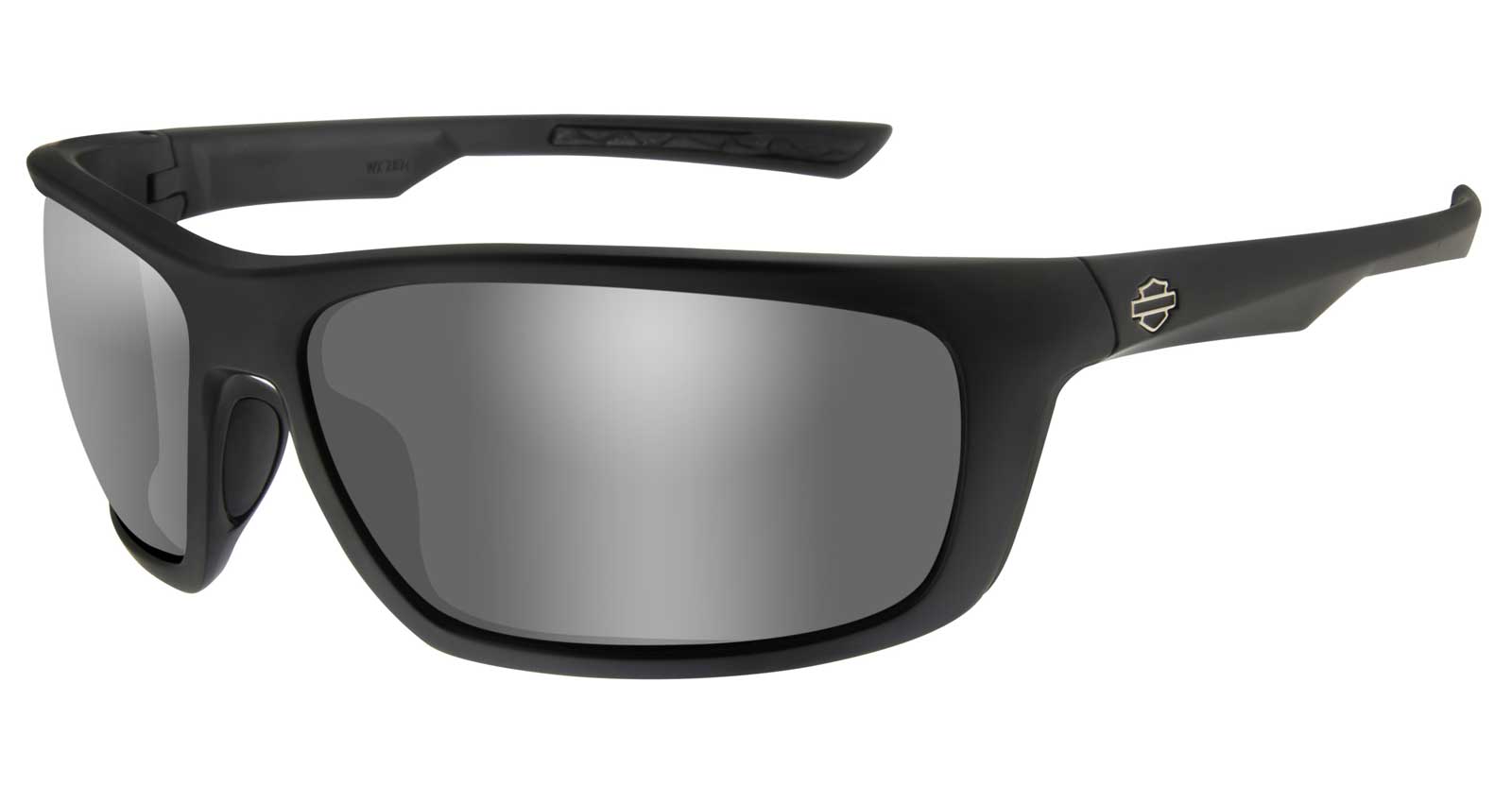 Harley-Davidson® Men's Gears Sunglasses, Silver Flash Lenses/Matte Black  Frames