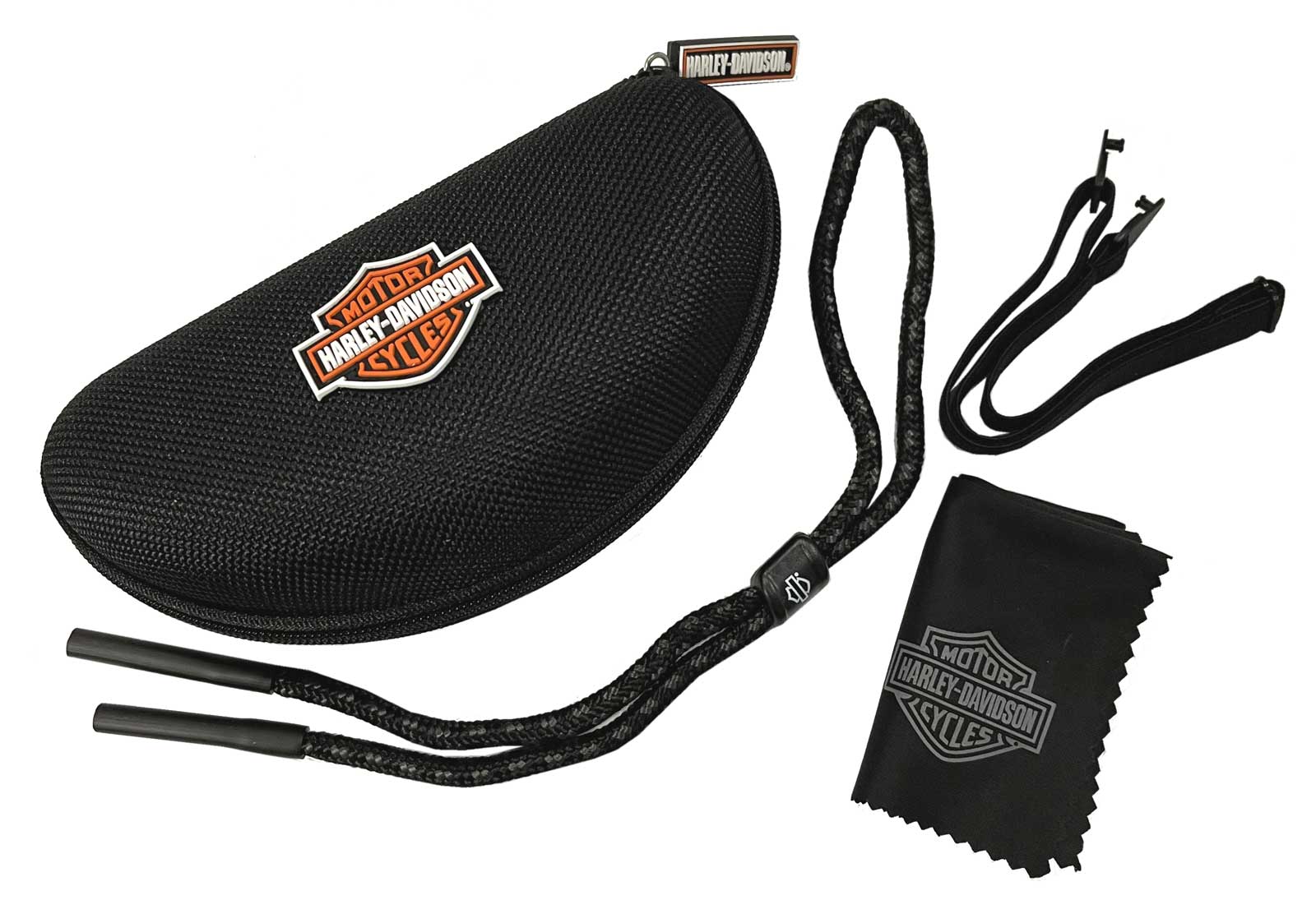 Harley-Davidson Eyewear ゴーグル 専用ケース付き Harley-Davidson® Men's COGS Sunglasses, Silver Flash Lenses
