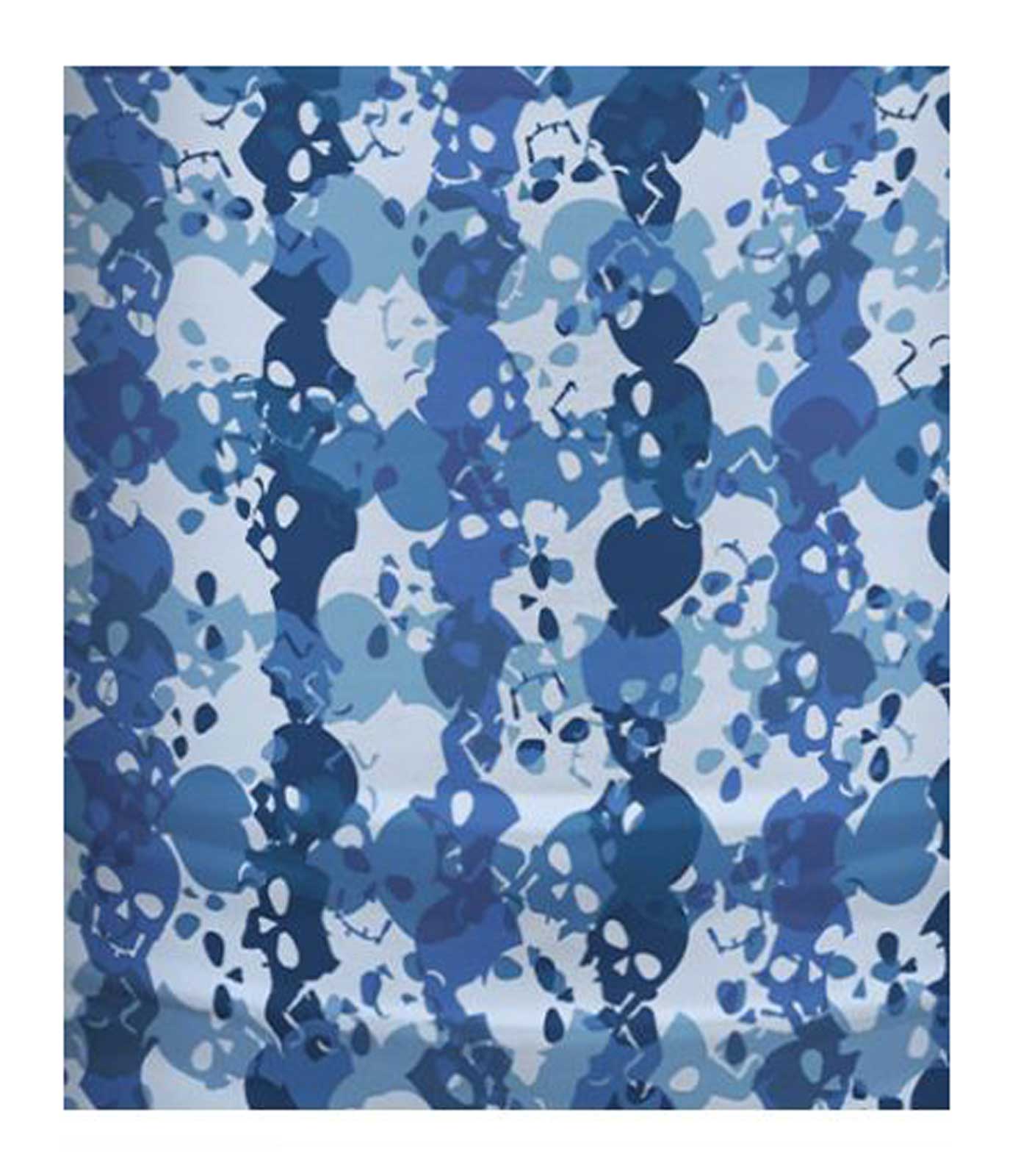 That's A Wrap Unisex Plaid Skull Multi-Function Reversible Tube Face Cover - Blue - No Hassle Returns at Wisconsin Harley