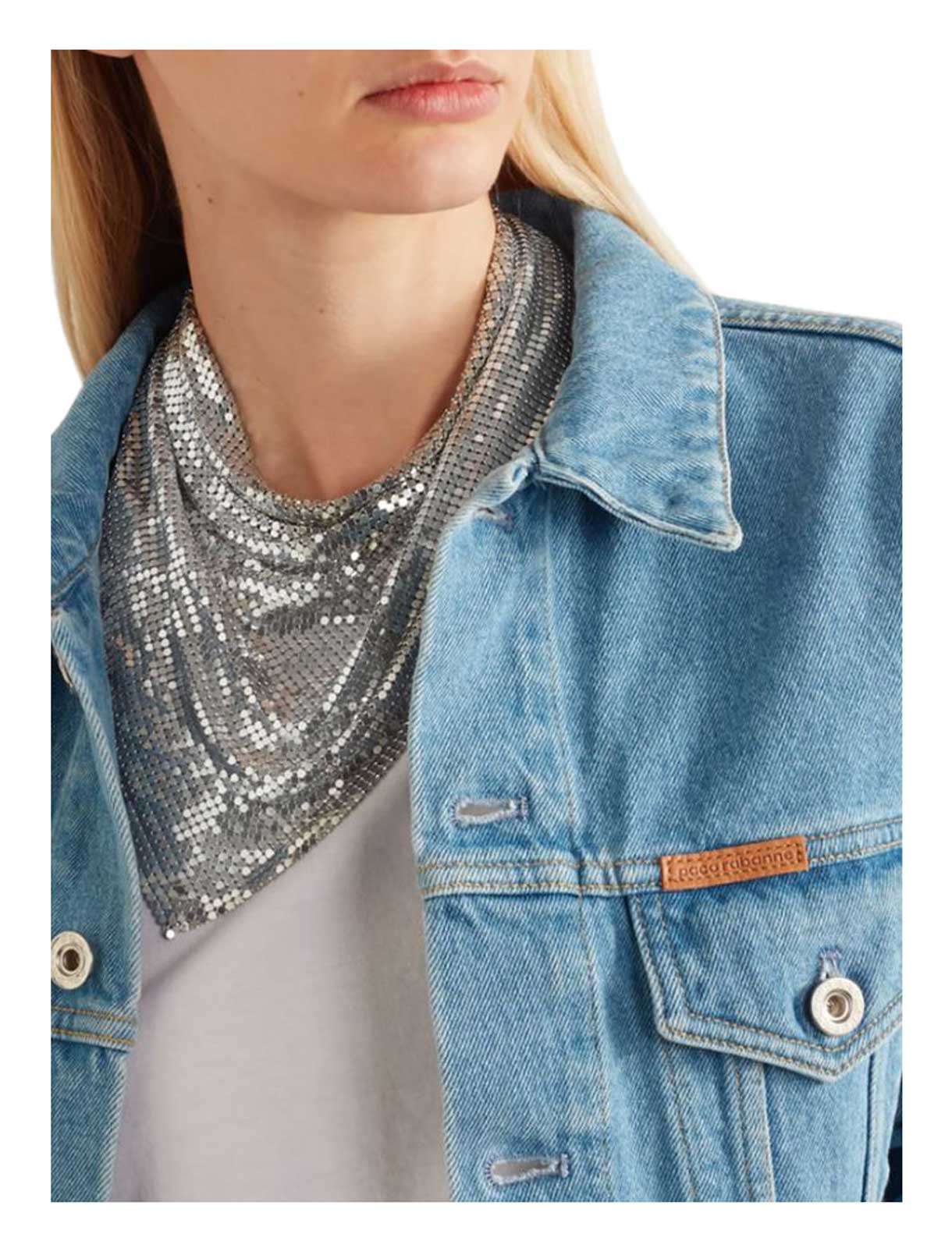 Harley-Davidson Free Shipping - That's A Wrap Women's New Age Metallic Chainmail Metal Mesh Scarf - Silver - Free Shipping on many products plus Orders Over $99