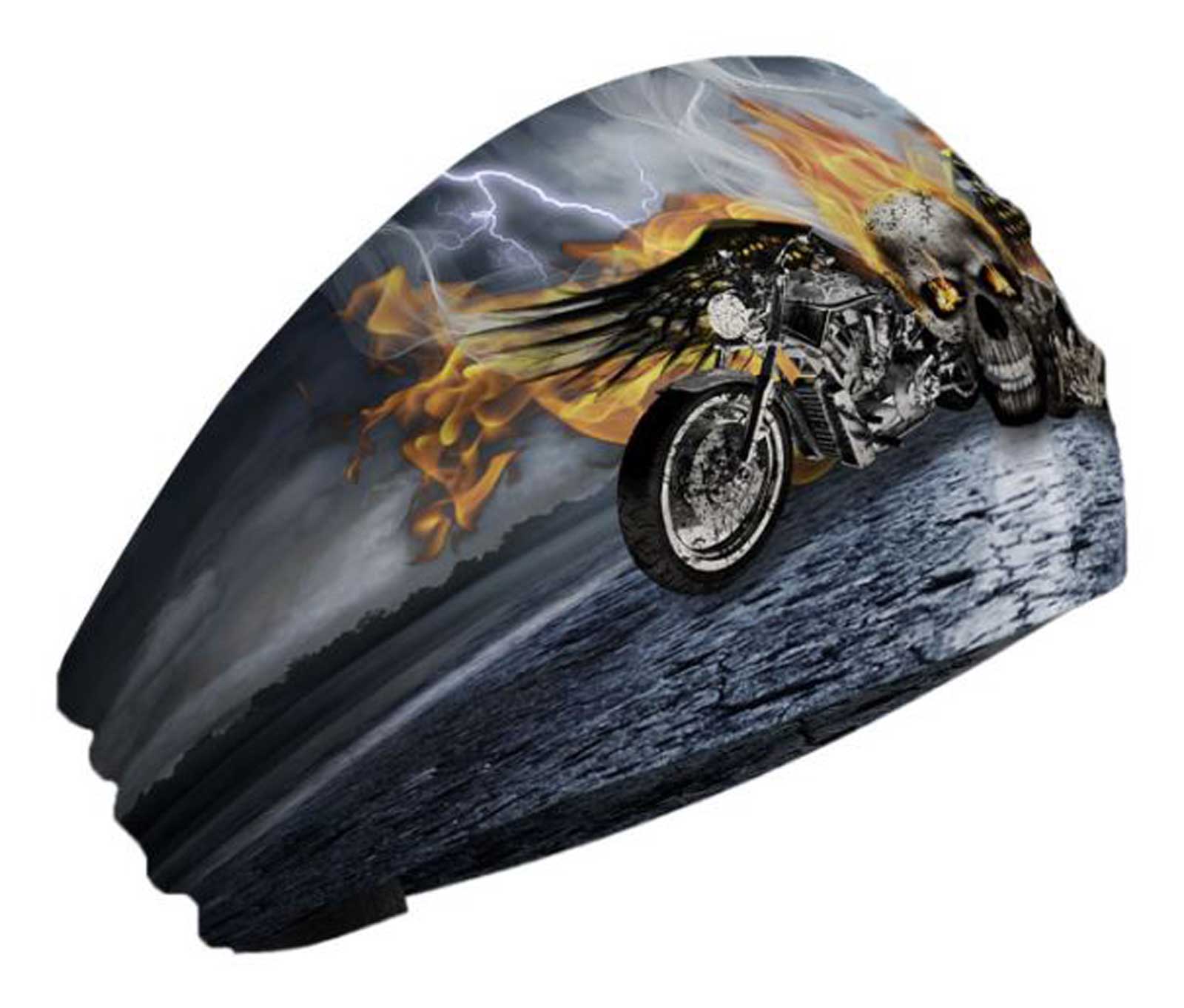 Harley-Davidson Free Shipping - That's A Wrap Unisex Riders on the Storm Ultra-soft Bandana Knotty Band, Black - Free Shipping on many products plus Orders Over $99