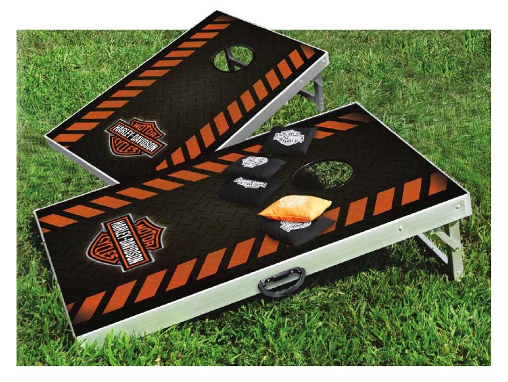 Harley-Davidson Free Shipping - Harley-Davidson Diamond Bar & Shield Bean Bag Toss Yard Game Cornhole Game Board - Free Shipping on many products plus Orders Over $99