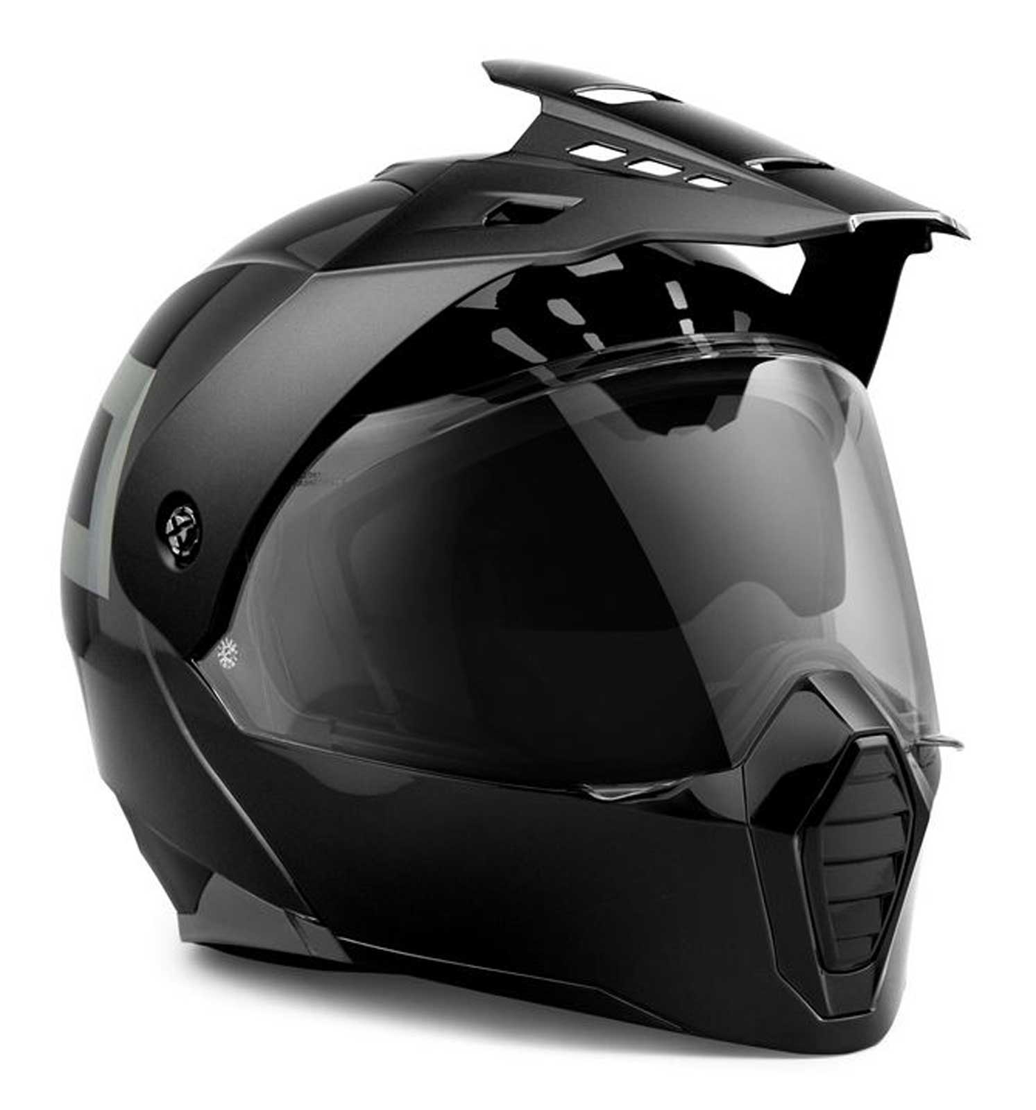 Harley-Davidson® Unisex Grit Adventure J09 Modular Helmet, Black