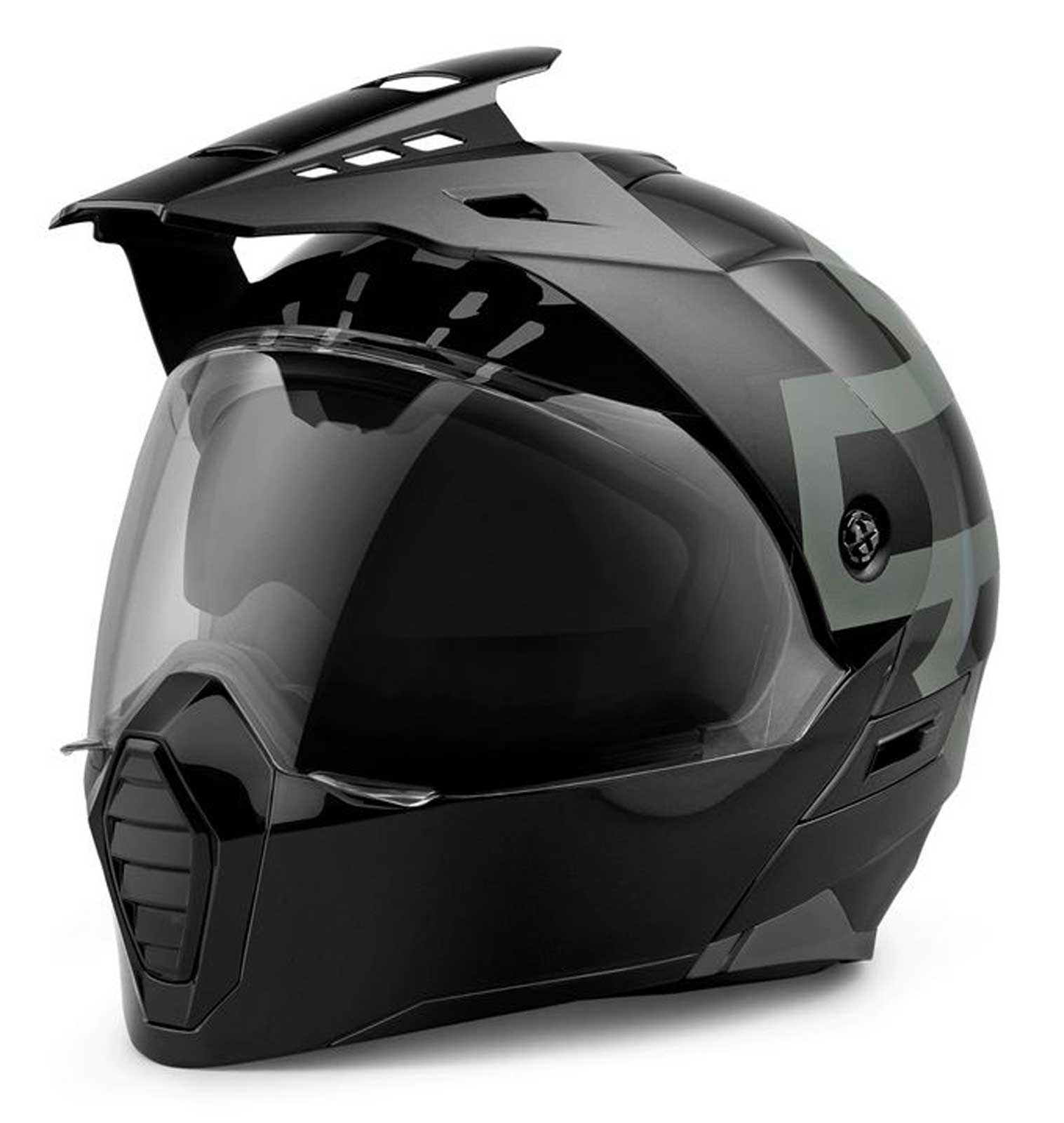 Harley-Davidson Unisex Grit Adventure J09 Modular Helmet, Black 98135-21VX - Largest Selection of Harley-Davidson Products
