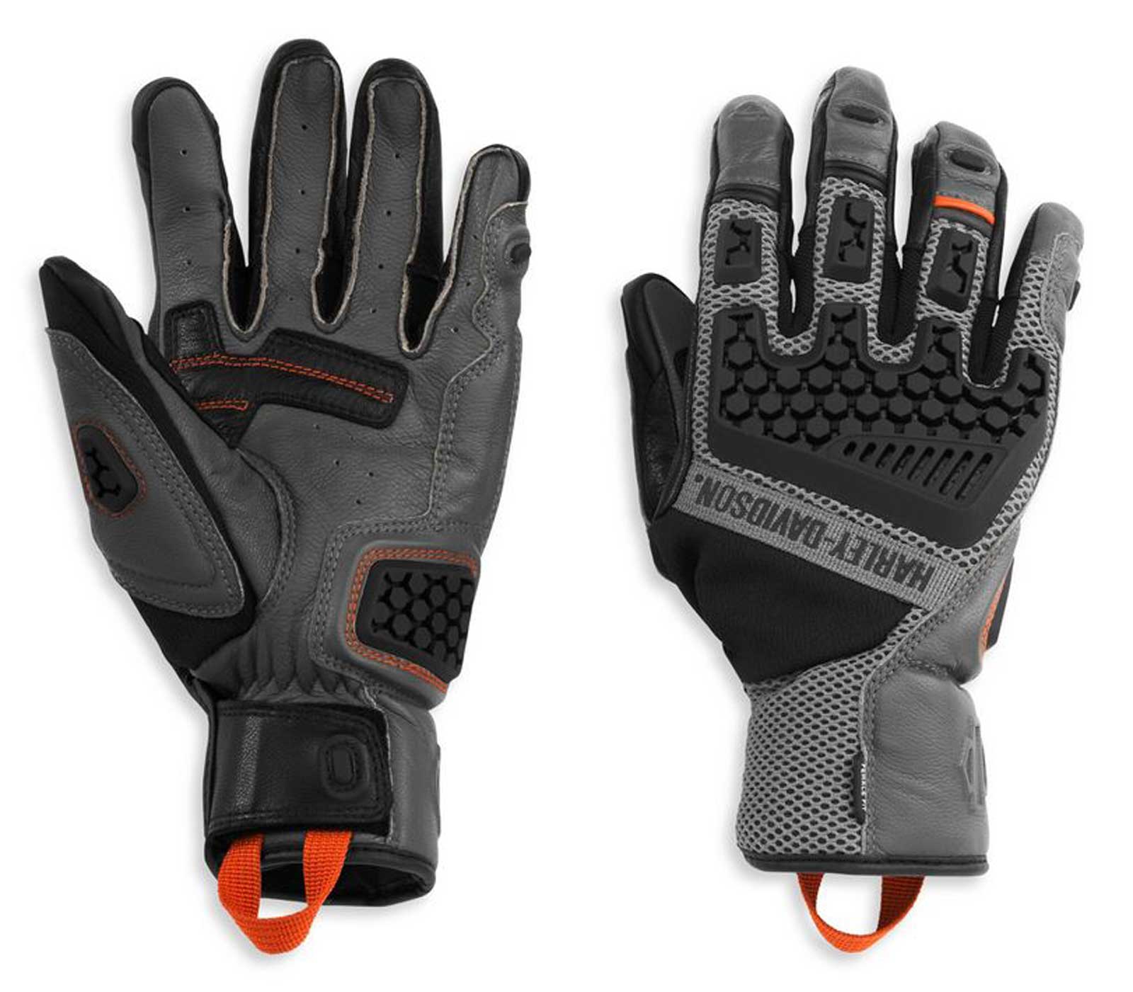Harley-Davidson Women's Grit Adventure Full-Finger Gloves - Black 98189-21VW - Wisconsin Harley-Davidson