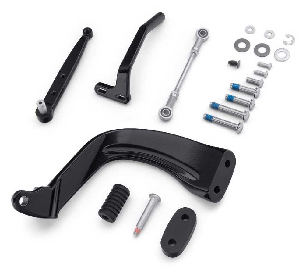 Harley-Davidson Accessory Mid-Controls - Shift Side, Black Finish 50502041 - Wisconsin Harley-Davidson