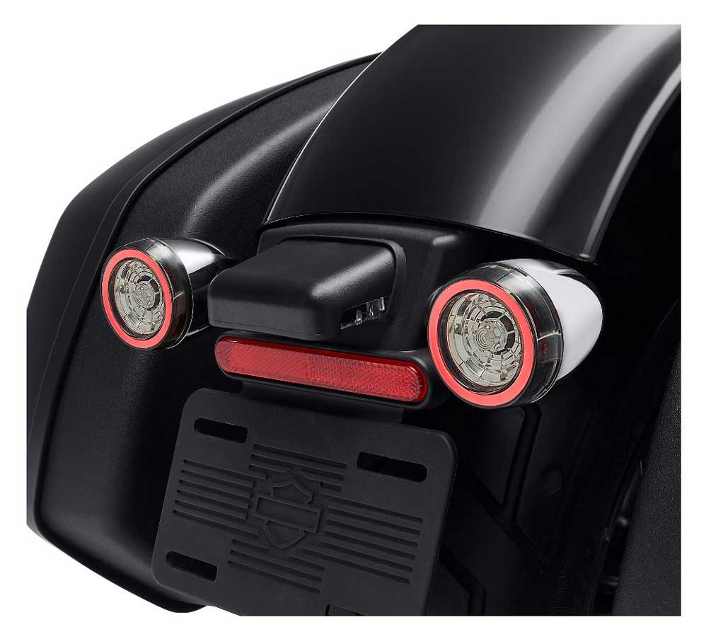 Harley-Davidson® Rear Signature LED Turn Signal Inserts - Smoke