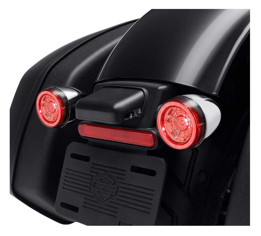 Harley-Davidson® Rear Signature LED Turn Signal Inserts - Smoke