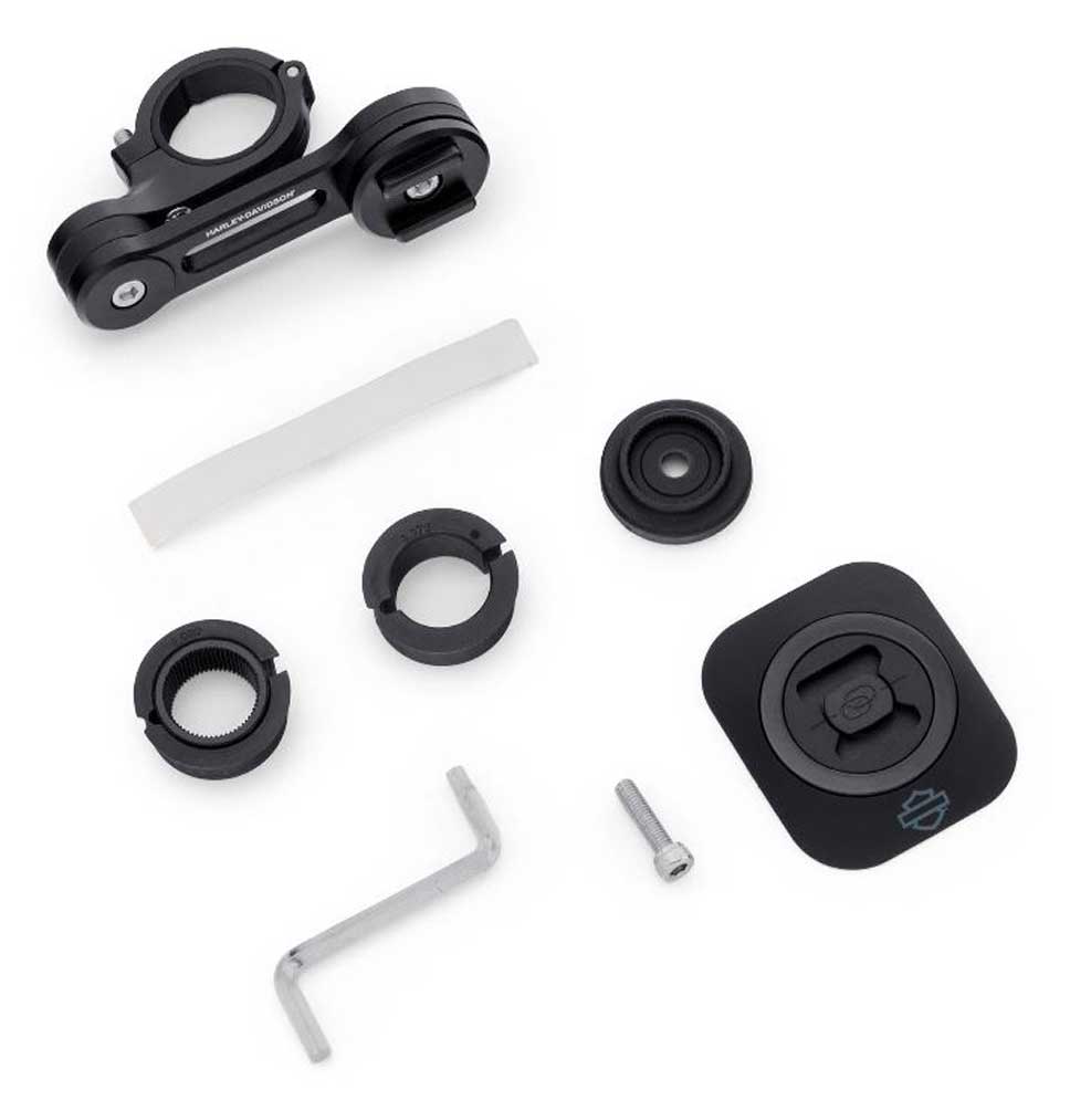 Harley-Davidson Universal Phone Carrier & Handlebar Mount, Multi-Fit 76001072 - Wisconsin Harley-Davidson