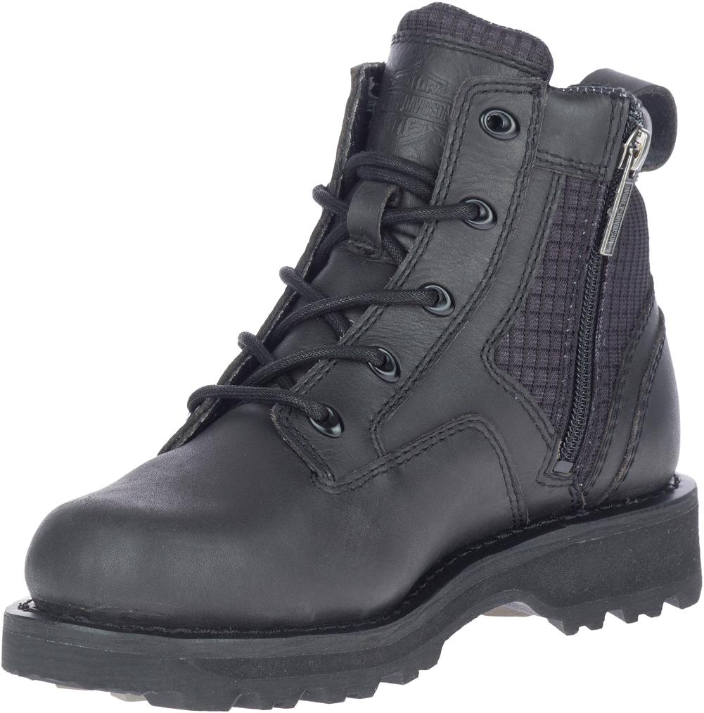 新品 HARLEY-DAVIDSON ライディングブーツ US9 (27cm) Harley-Davidson® Women's Hamlyn 4.5-Inch Lace Black Motorcycle