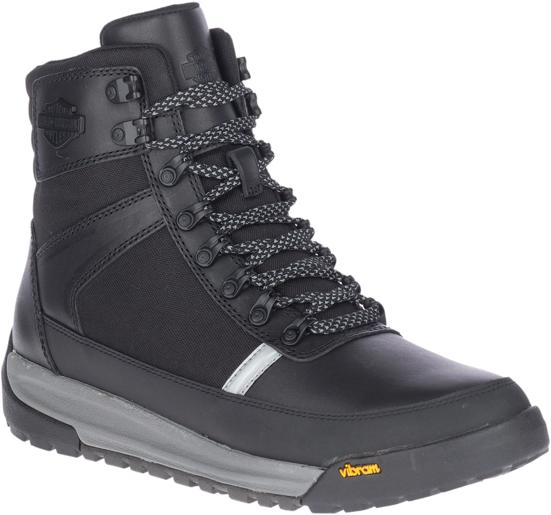 Harley-Davidson Men's Kurten 5-Inch Black Motorcycle Riding Boots, D93776 - Wisconsin Harley-Davidson