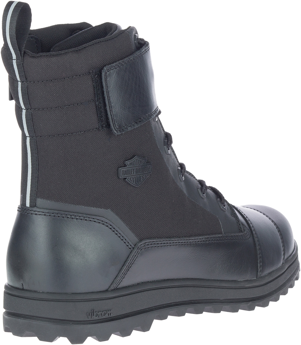 Harley-Davidson Men's Tallmadge 7-Inch Black Motorcycle Boots, D93762 - No Hassle Returns at Wisconsin Harley