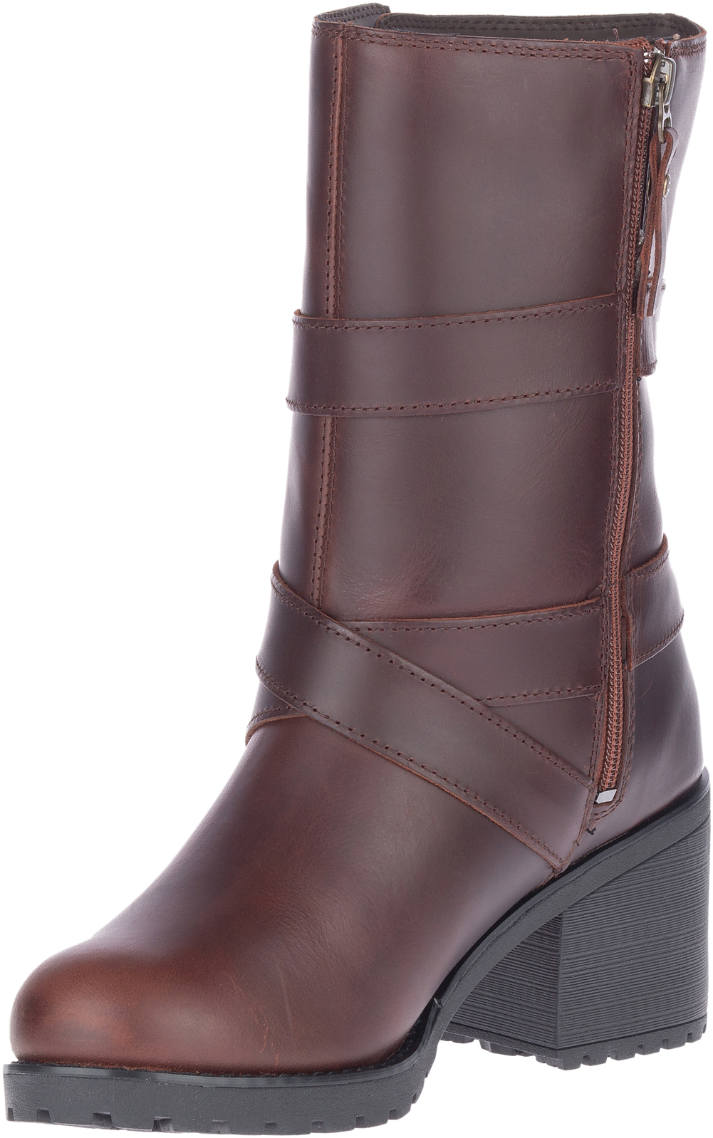 Harley-Davidson Free Shipping - Harley-Davidson Women's LaLanne Triple Strap Brown Motorcycle Boots, D84714 - Free Shipping on many products plus Orders Over $99