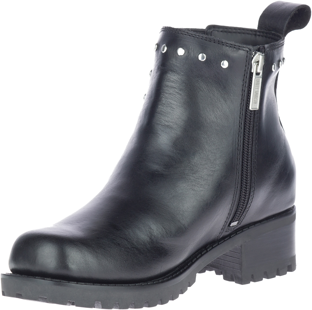 Harley-Davidson Free Shipping - Harley-Davidson Women's Ashby 5-Inch Pull-On Black Moto Inspired Boots, D84717 - Free Shipping on many products plus Orders Over $99