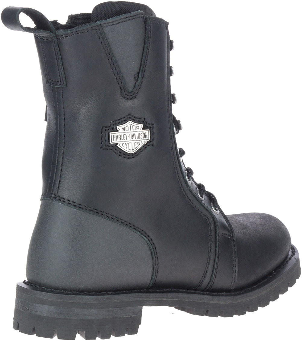 Harley-Davidson Women's Grimes 7-Inch Black Motorcycle Boots, D87204 - No Hassle Returns at Wisconsin Harley