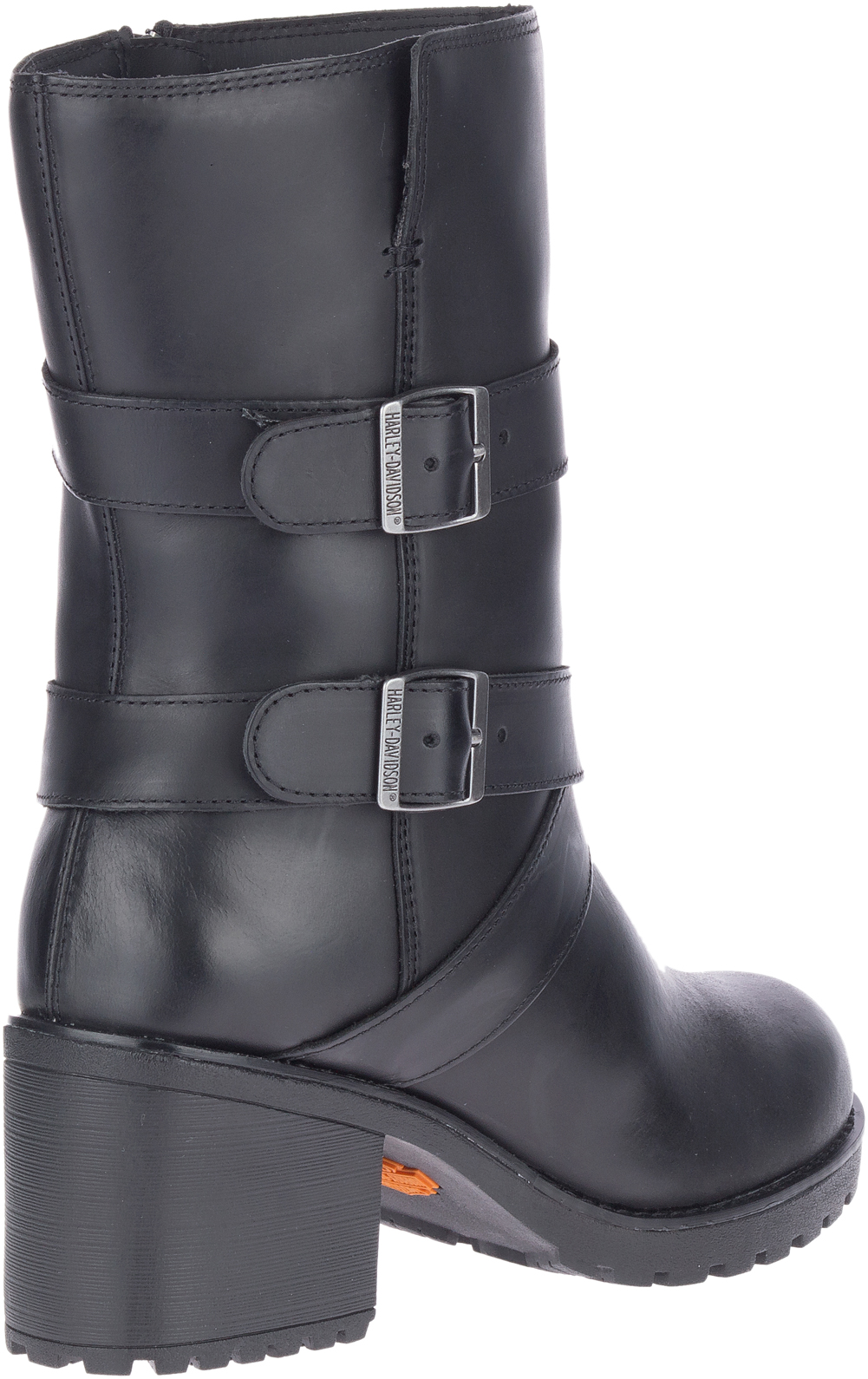 womens biker boots black