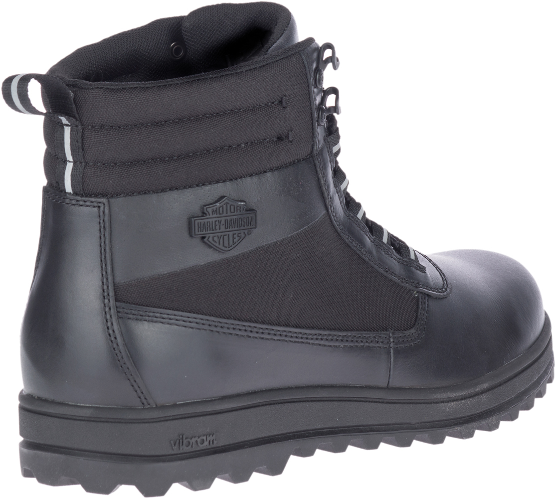 Harley-Davidson Men's Tallmadge 5-Inch Lace-Up Black Motorcycle Boots, D93761 - No Hassle Returns at Wisconsin Harley