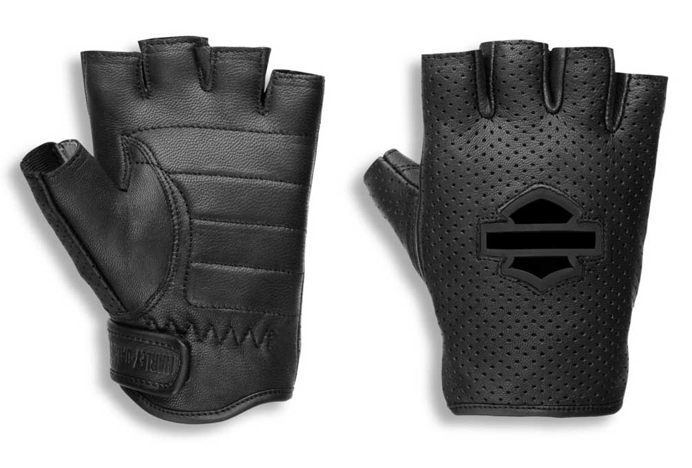Harley-Davidson® Women's Smokeshow Fingerless Mixed Media Gloves