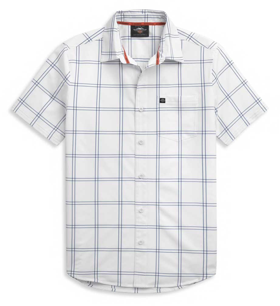 Men's Block Letter Windowpane Plaid 