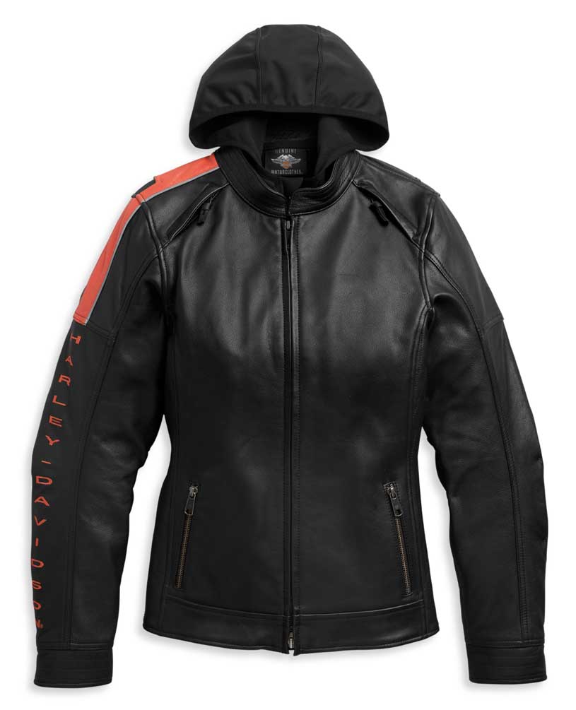 ジャケット・アウター HARLEY-DAVIDSON Leather jacket Harley-Davidson® Women's HWY-100 3-IN-1 Midweight Leather