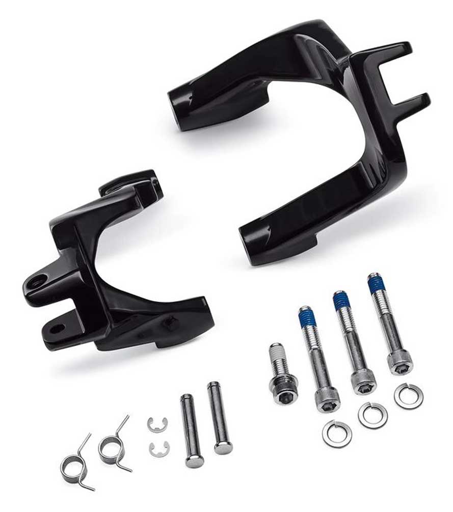 Harley-Davidson Board-to-Peg Conversion Kit, Fits Touring Models- Black 50501642 - Wisconsin Harley-Davidson