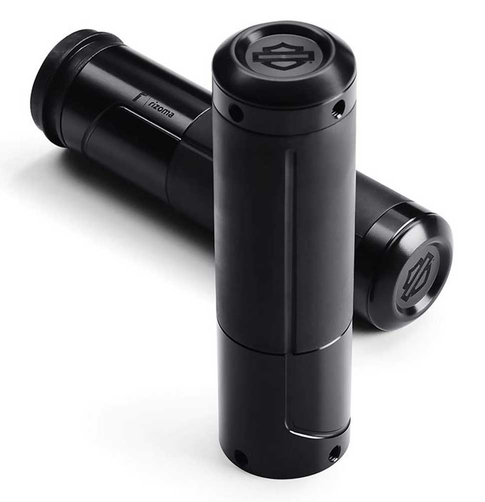 Harley-Davidson by Rizoma Textured Hand Grips, Multi-Fit Item - Black 56100479 - Wisconsin Harley-Davidson