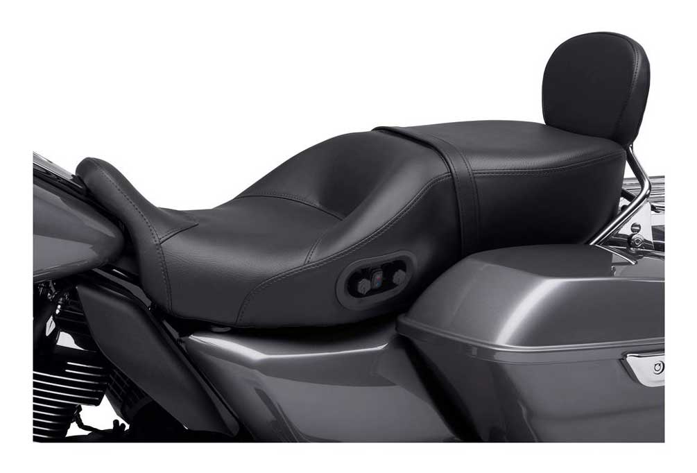 Harley-Davidson® Sundowner Heated & Cooled Motorcycle Seat - Black